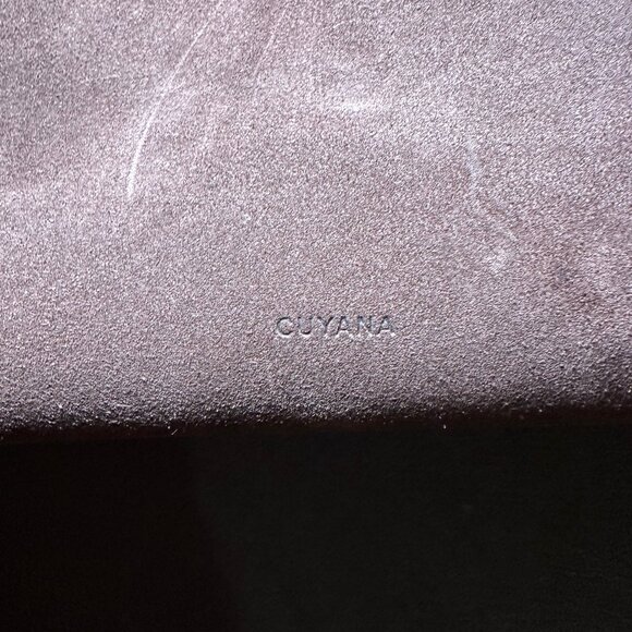 Chocolate Brown Suede Hobo Style Shoulder Bag by Cuyana - Picture 2 of 7